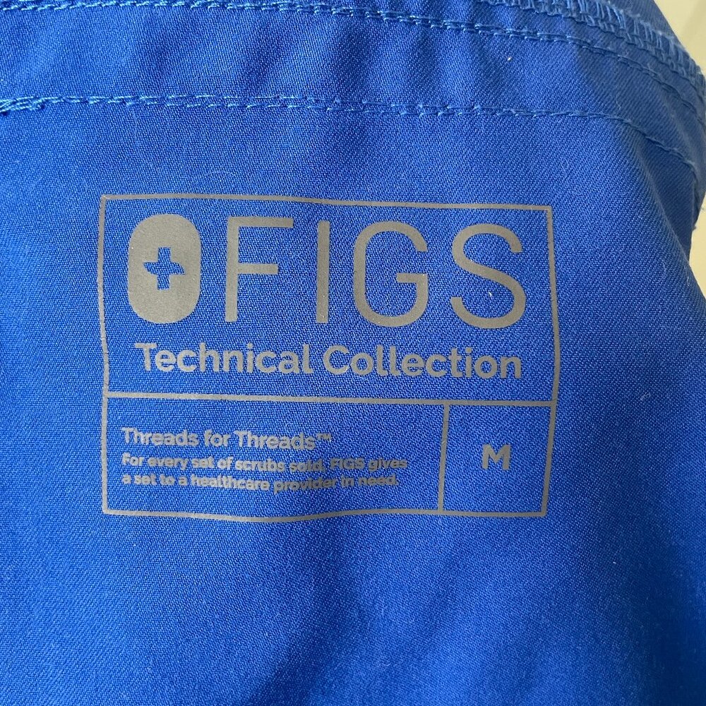 Figs Scrub Set Top + Pants High Tech Size M 10 Pockets Total - Picture 9 of 13